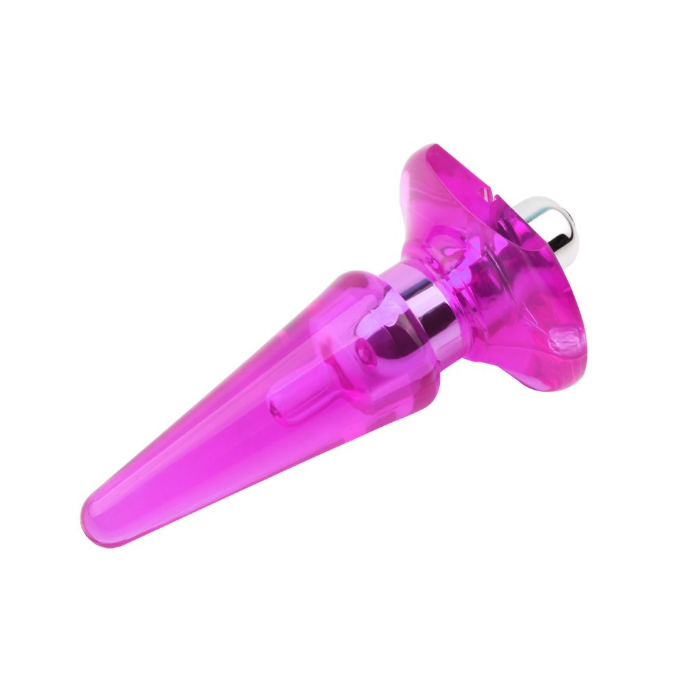 Nicole Vibra Plug Pink – Δονητικό Πρωκτικό Plug με Στρογγυλεμένη Άκρη (12.5cm) - Image 3