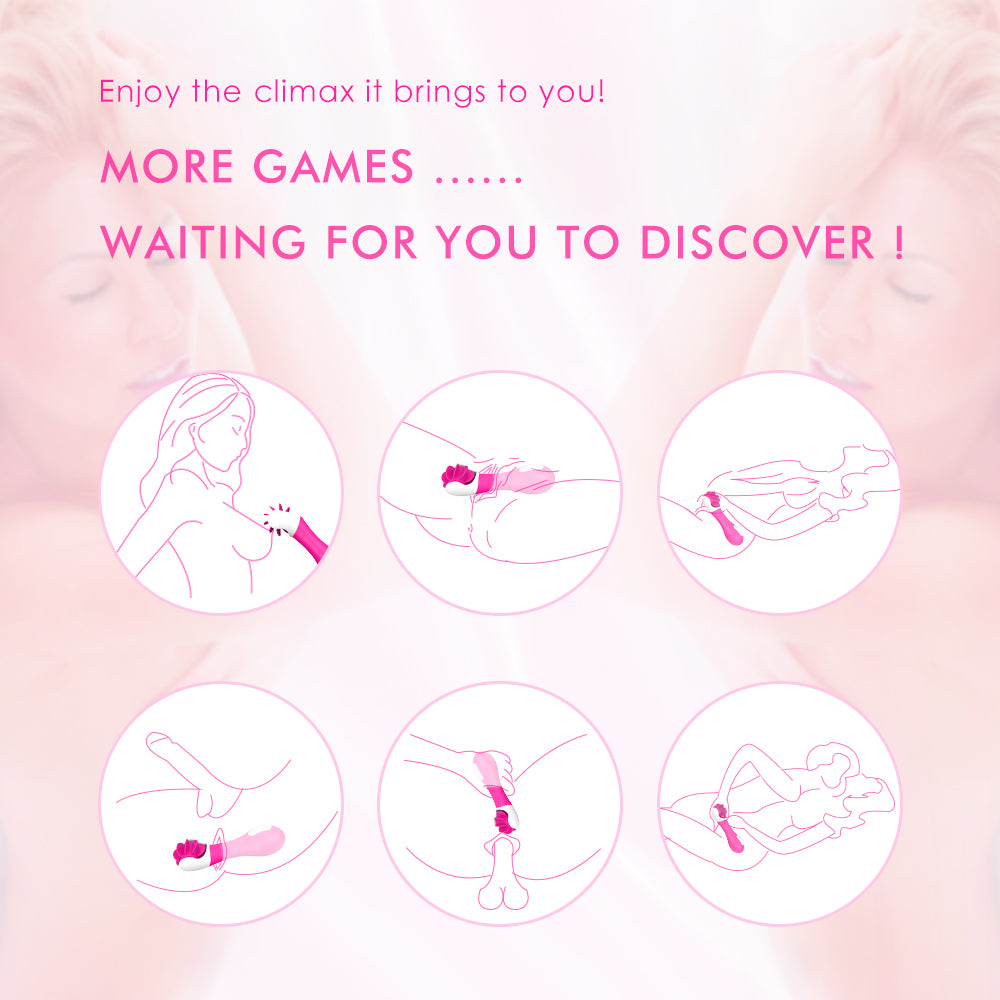 Elys Crazy Tongue – Rechargeable Dual Stimulator with Rotating Tongues - Image 3