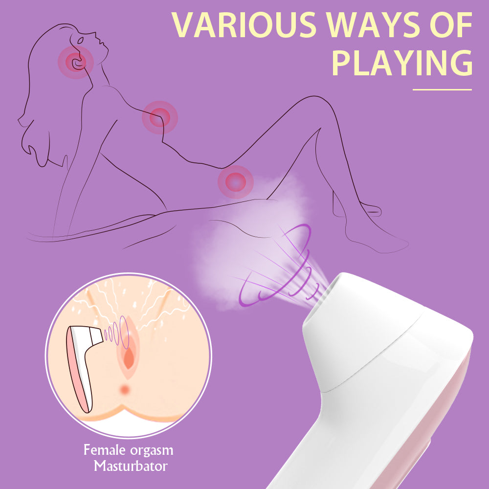 Elys Great Kiss – Rechargeable Pressure Wave Clitoral Stimulator with 3 Interchangeable Heads - Image 3