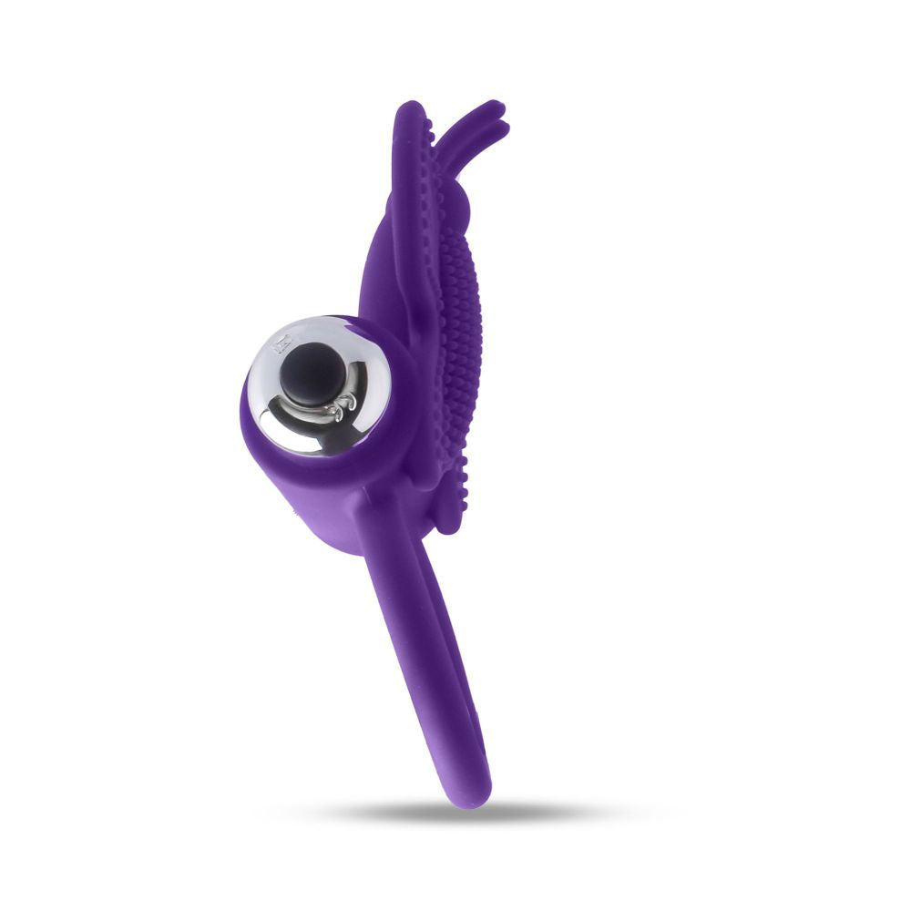 #ENJOY Butterfly Vibrating Ring – Dual Pleasure Cock Ring with Clitoral Stimulator - Image 4