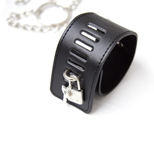 Fetish Art Full Body Kit – Metal Chain Restraints with Collar & Cuffs - Image 3