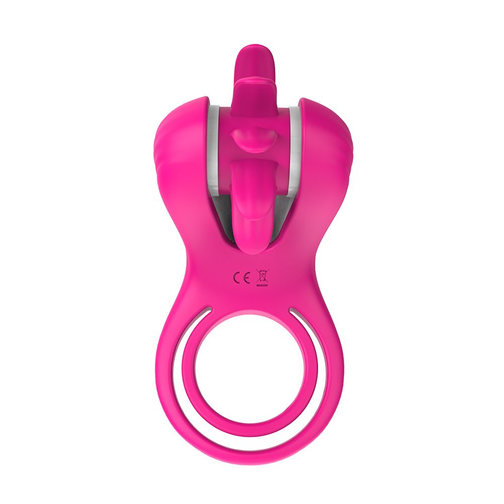 Elys Mind Blower – Rechargeable Double Cock & Ball Ring with Rotating Clitoral Stimulator - Image 4