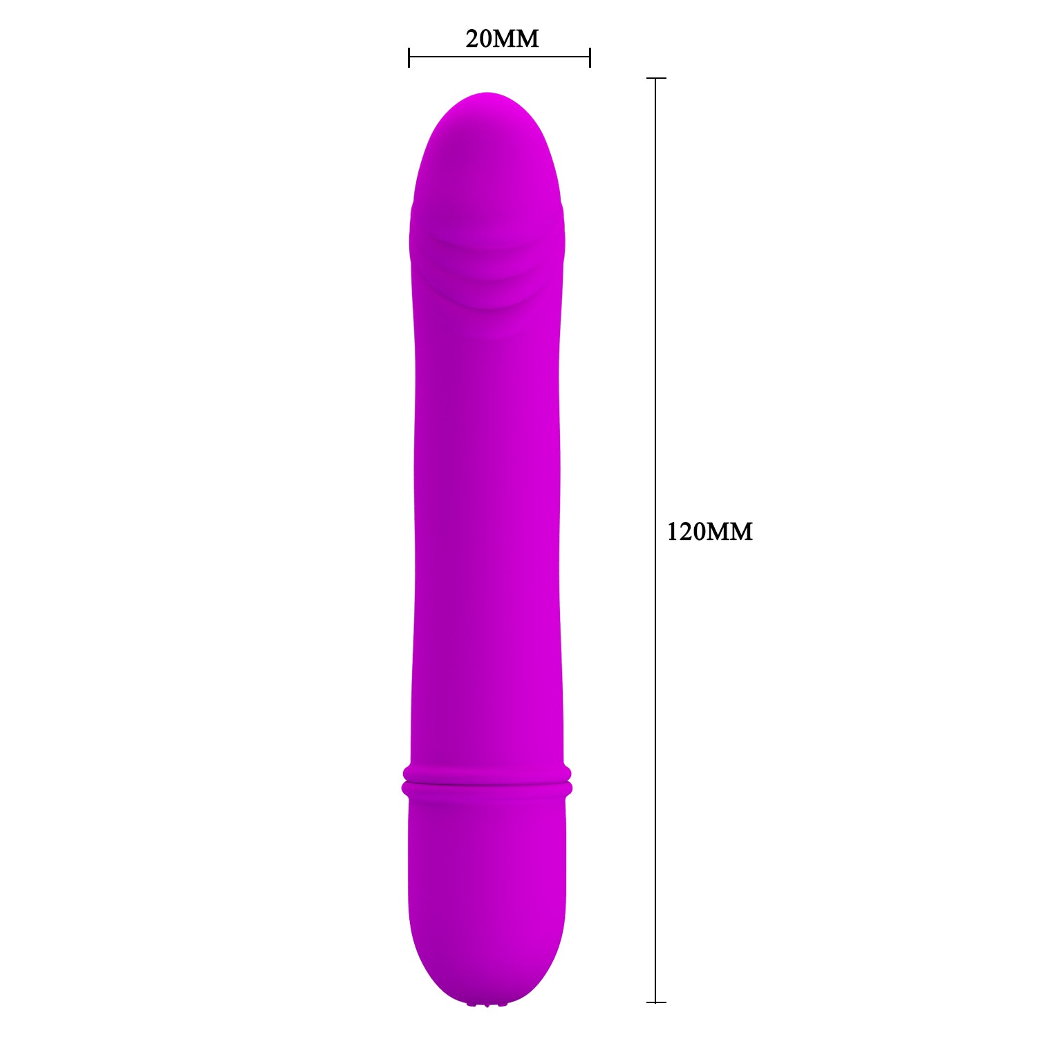 Pretty Love G-Spot Vibrator – Luxury Curved Silicone Massager with 10 Functions (12cm) - Image 6
