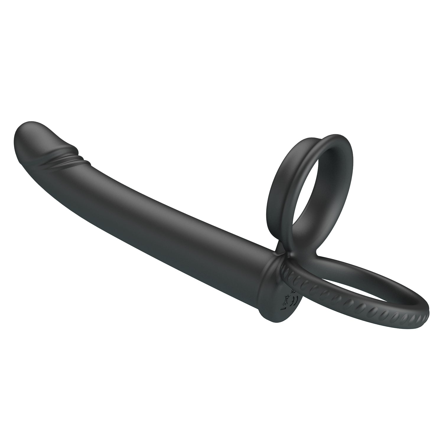 Pretty Love Cock & Ball Ring Dildo – Δαχτυλίδι Πέους με Ενσωματωμένο Ομοίωμα (19cm) - Image 3
