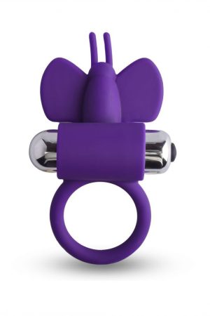 #ENJOY Butterfly Vibrating Ring – Dual Pleasure Cock Ring with Clitoral Stimulator