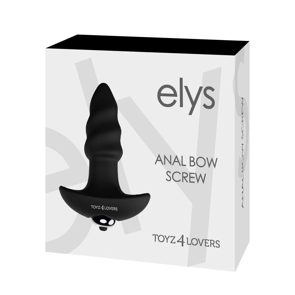 ELYS Anal Bow Screw – Vibrating Silicone Plug with T-Shape Base (10cm) - Image 6