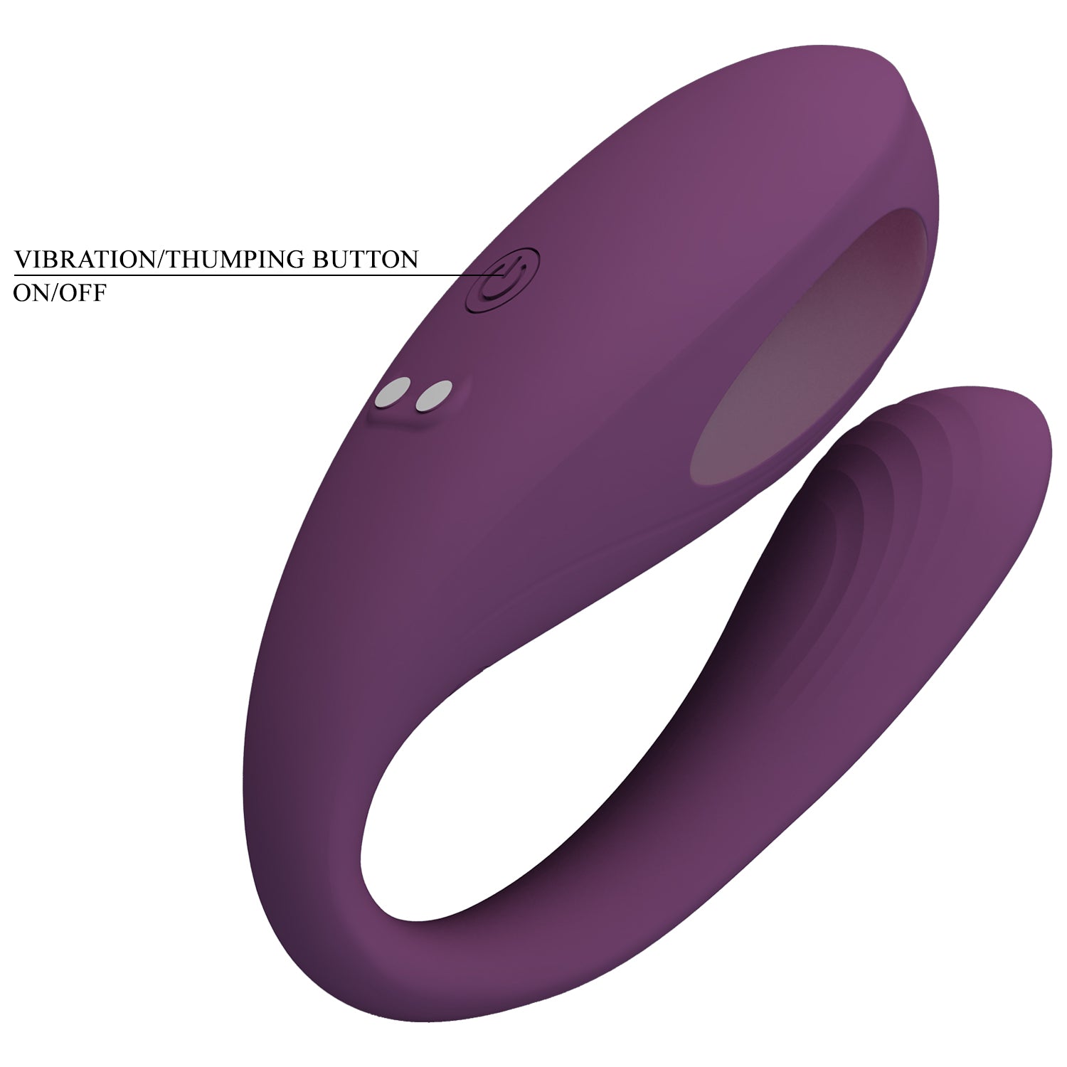 Pretty Love Aari – App-Controlled Rechargeable Couples Vibrator (9.1cm) - Image 3