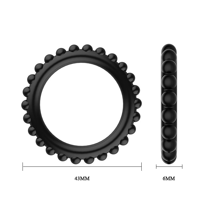 Silicone Cock Rings Set – 3-Piece Stretchy Silicone Ring Set for Performance (3.3cm) - Image 6