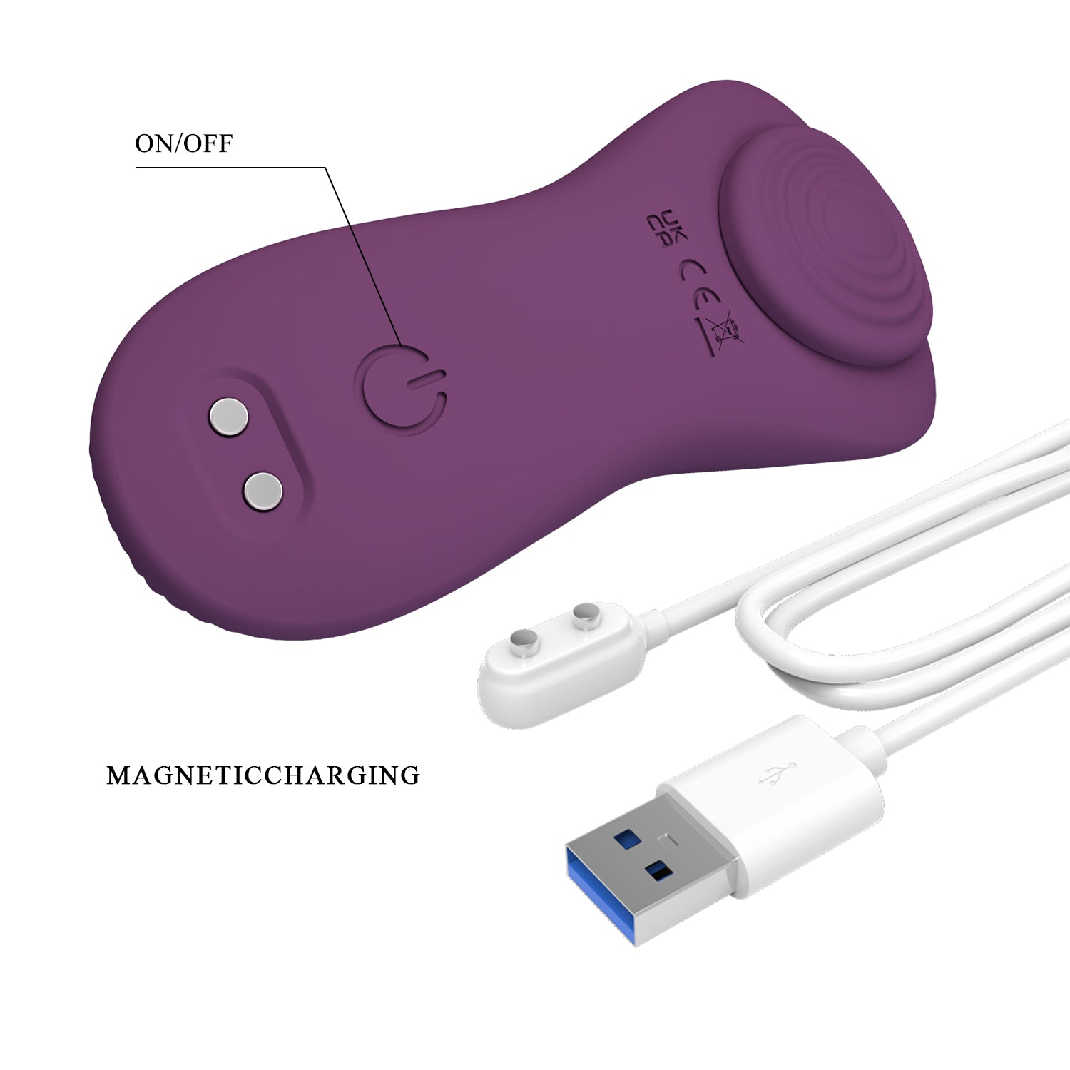 Pretty Love Mane – Magnetic Wearable Clitoral Vibrator with App Support (8.9cm) - Image 7