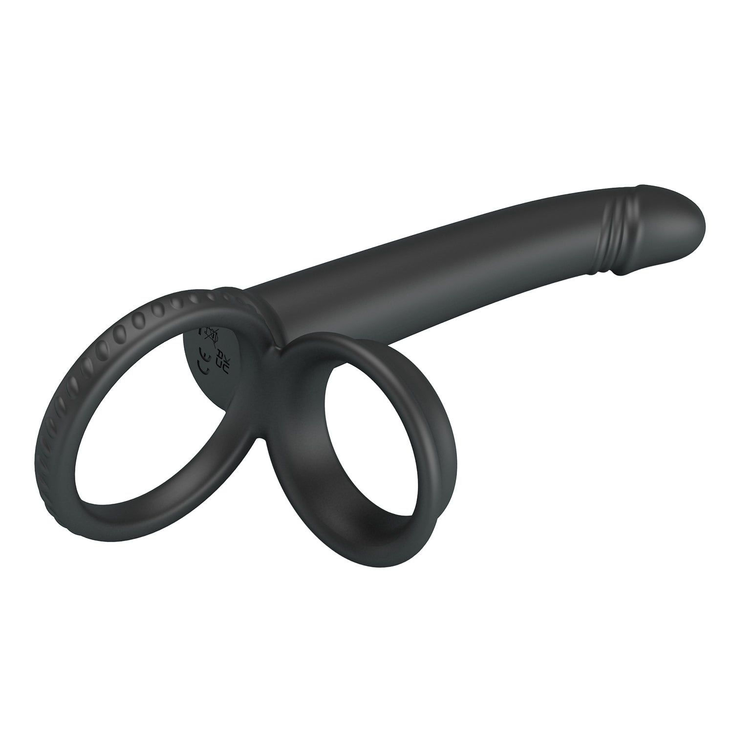 Pretty Love Cock & Ball Ring Dildo – Δαχτυλίδι Πέους με Ενσωματωμένο Ομοίωμα (19cm) - Image 5
