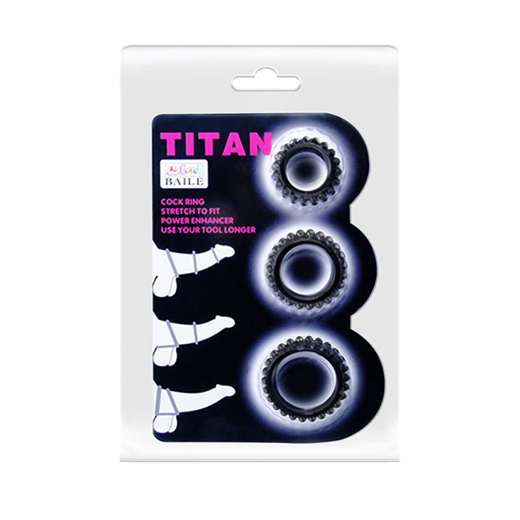 Silicone Cock Rings Set – 3-Piece Stretchy Silicone Ring Set for Performance (3.3cm) - Image 7