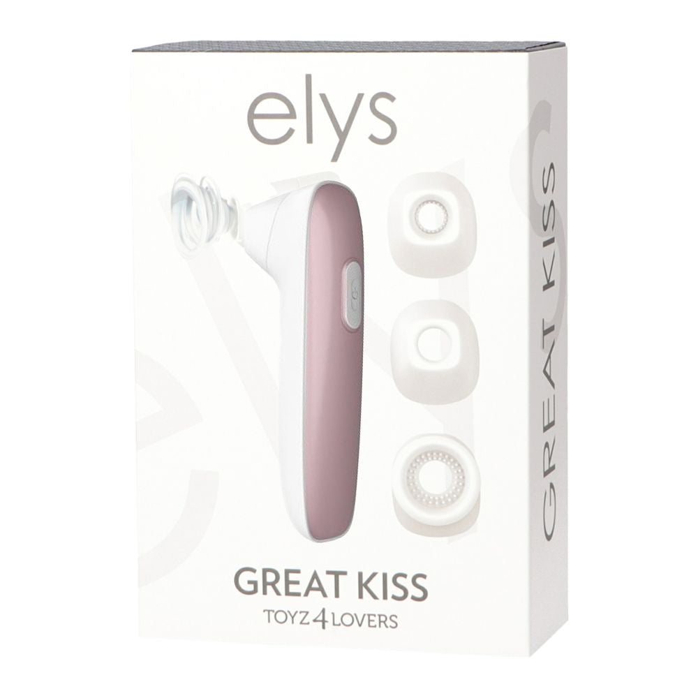 Elys Great Kiss – Rechargeable Pressure Wave Clitoral Stimulator with 3 Interchangeable Heads - Image 8