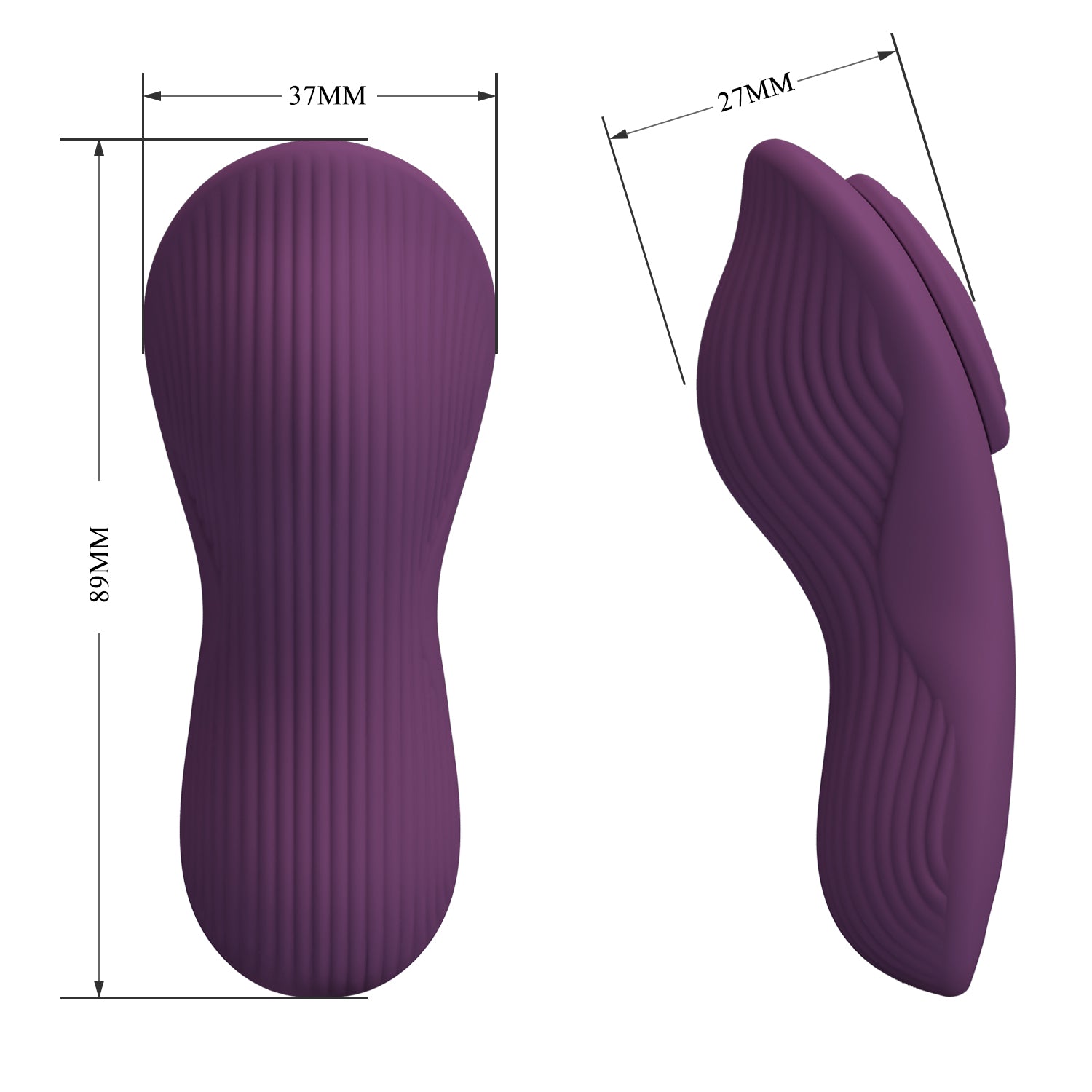 Pretty Love Mane – Magnetic Wearable Clitoral Vibrator with App Support (8.9cm) - Image 8