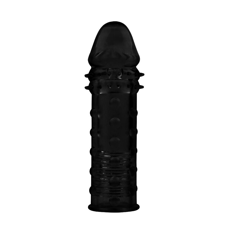 Pretty Love Extra Texture – Black Penis Sleeve with Texture