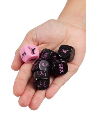 Pretty Love Play Sex Dice – 6 Pieces Set