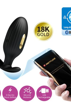 Jefferson APP Anal Plug & Shock with 12 Modes (9.2cm)