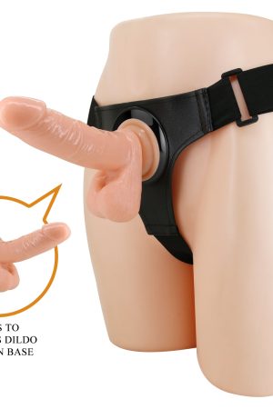 Pretty Love Strap-on Harness & Realistic Dildo (20cm)