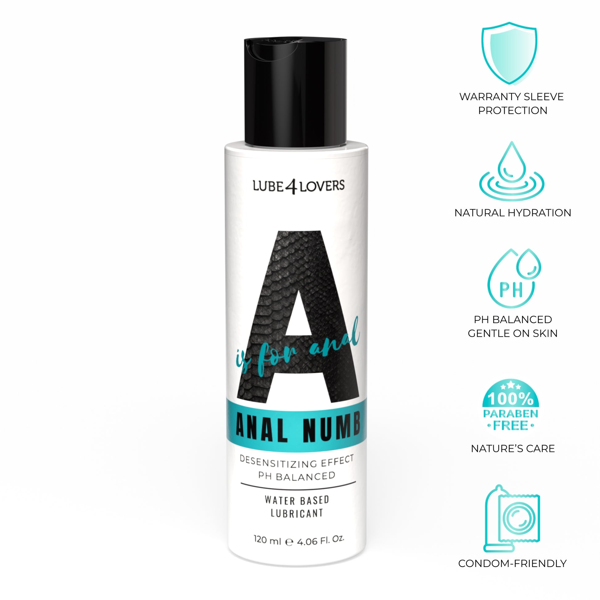 Anal Numb Anal Lubricant with Mild Desensitizing Effect (120ml)