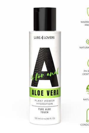 A is for Anal Water-Based Lubricant with Aloe Vera (120ml Tube)