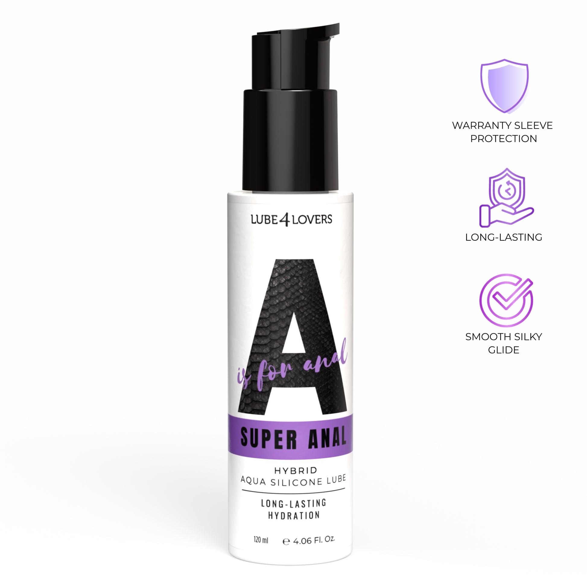 A is for Anal Hybrid Water-Silicone Lubricant (120ml)