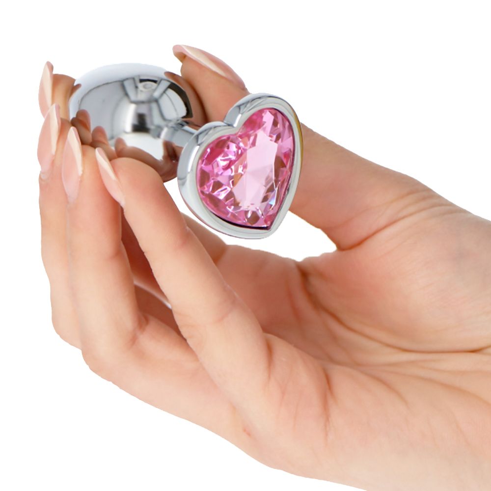 Toyz4Lovers Heart Plug – Μεταλλικό Πρωκτικό Βύσμα με Καρδιά