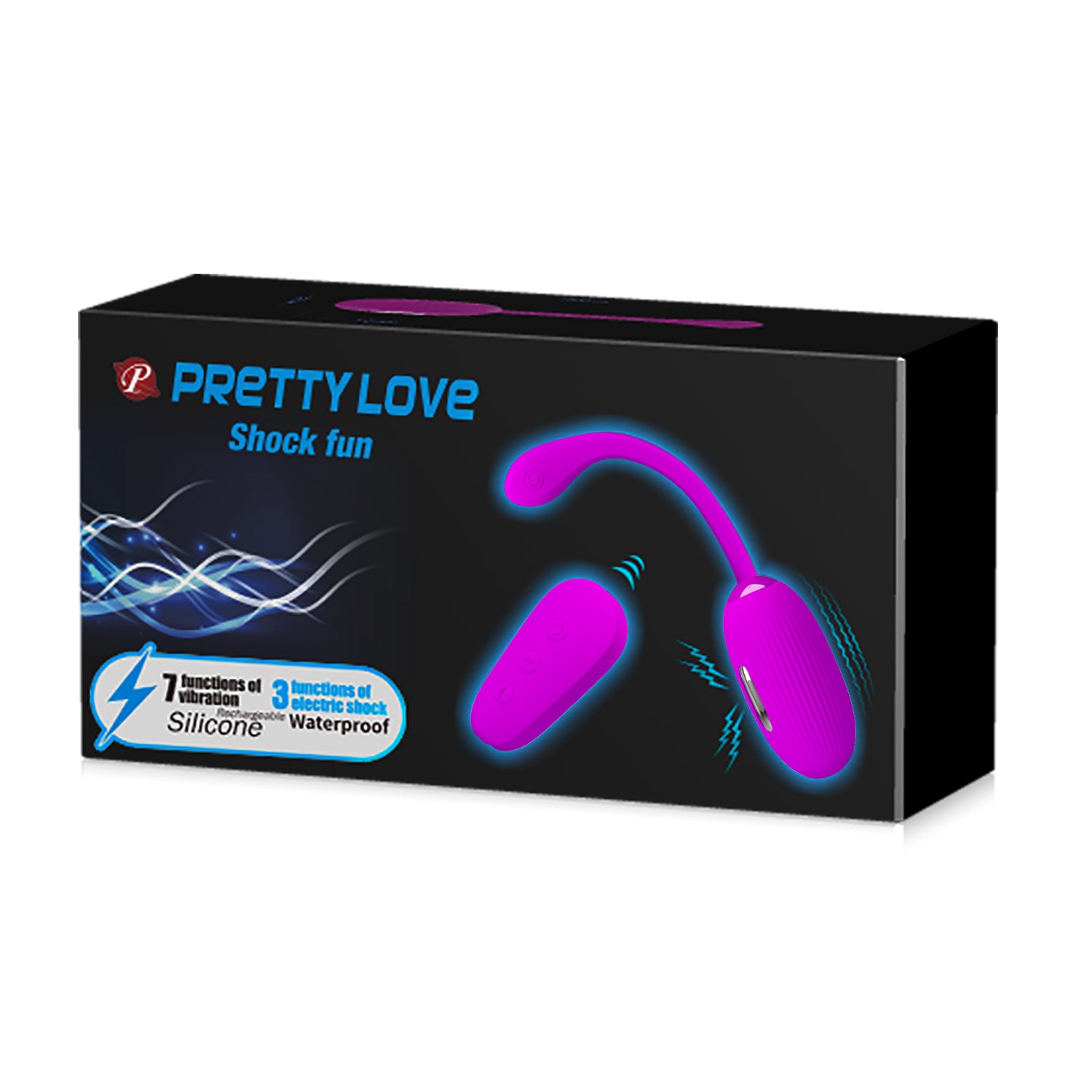 Shock Fun Rechargeable Egg with Shock & Remote (19cm) - Image 7