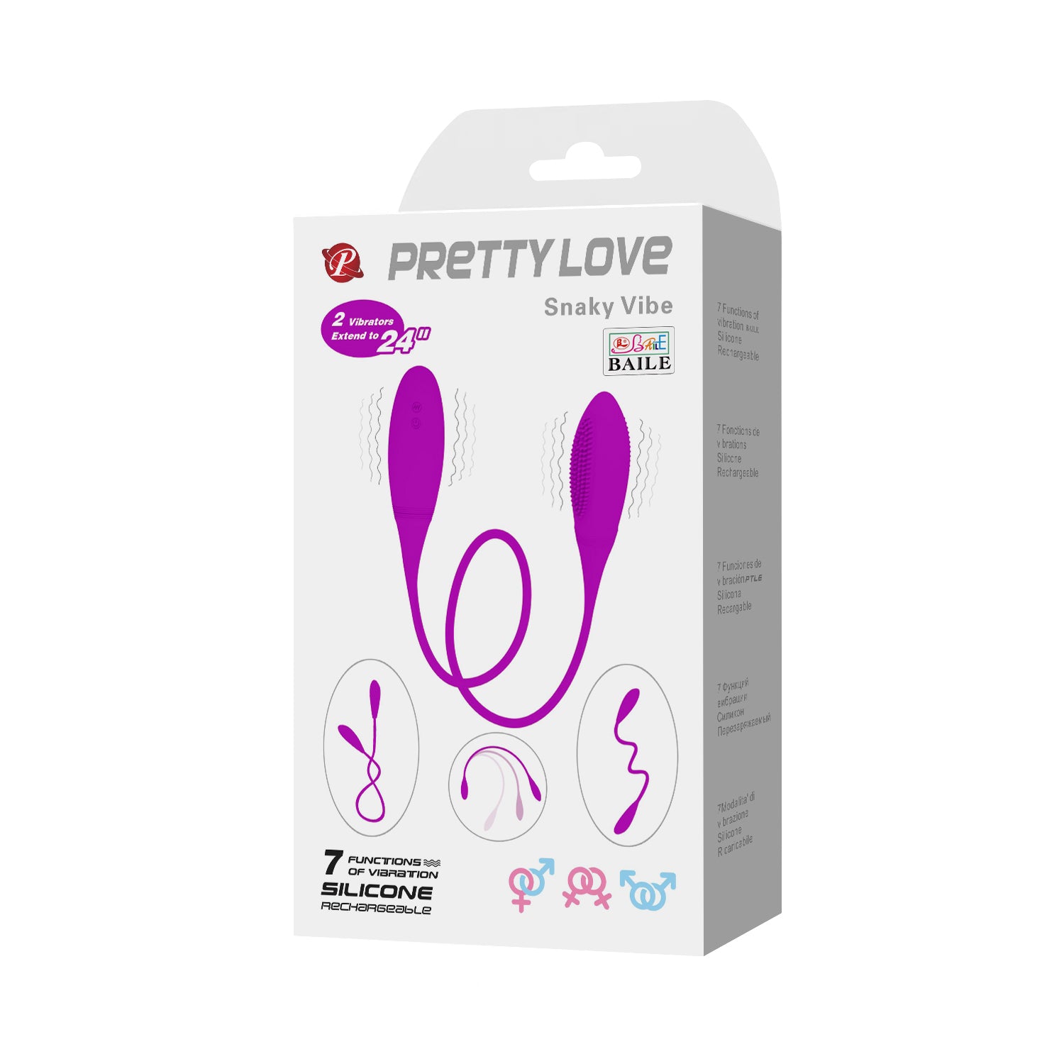 Pretty Love Επαναφορτιζόμενος Δονητής Διπλό Αυγό (60cm) - Image 10
