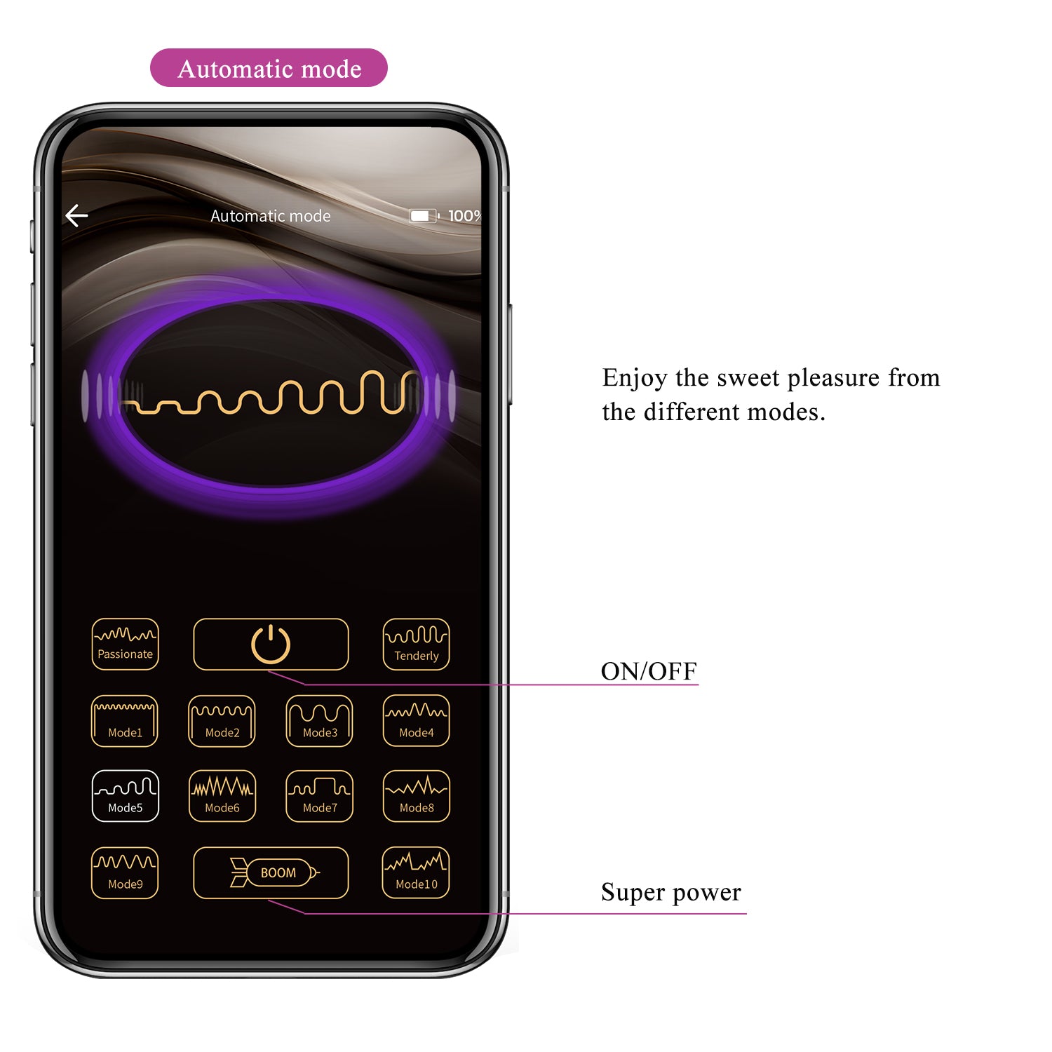 Pretty Love APP Control Αυγό με Shock (19,5cm) - Image 12