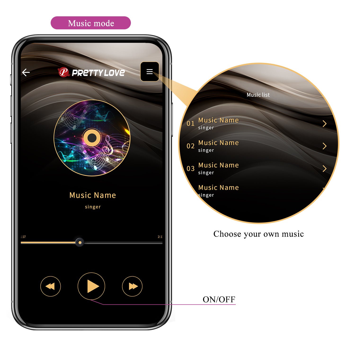 Pretty Love APP Control Αυγό με Shock (19,5cm) - Image 14
