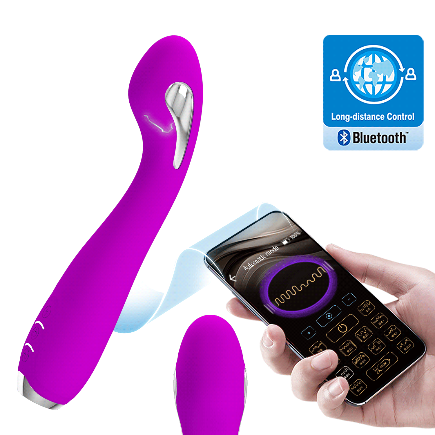 Pretty Love APP Control Αυγό με Shock (19,5cm) - Image 2