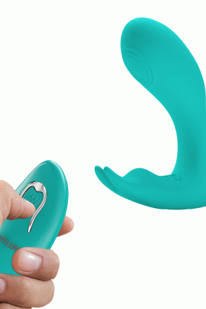 Idabelle Rechargeable Dual Stimulation Vibrator with Memory Function (10.1cm)