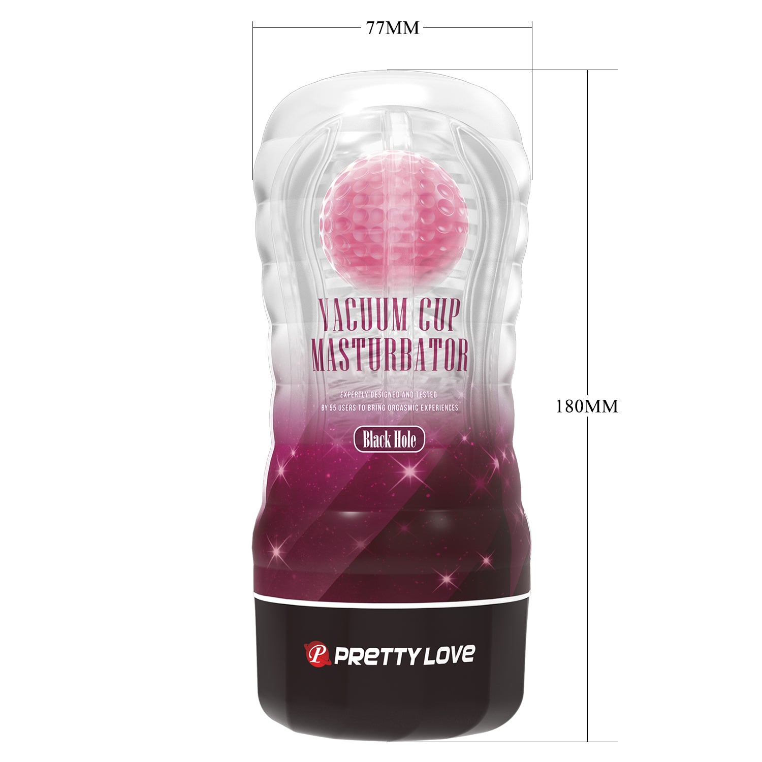 Pretty Love Ball-Rolling Masturbator Cup & Textured Interior (18cm) - Image 9