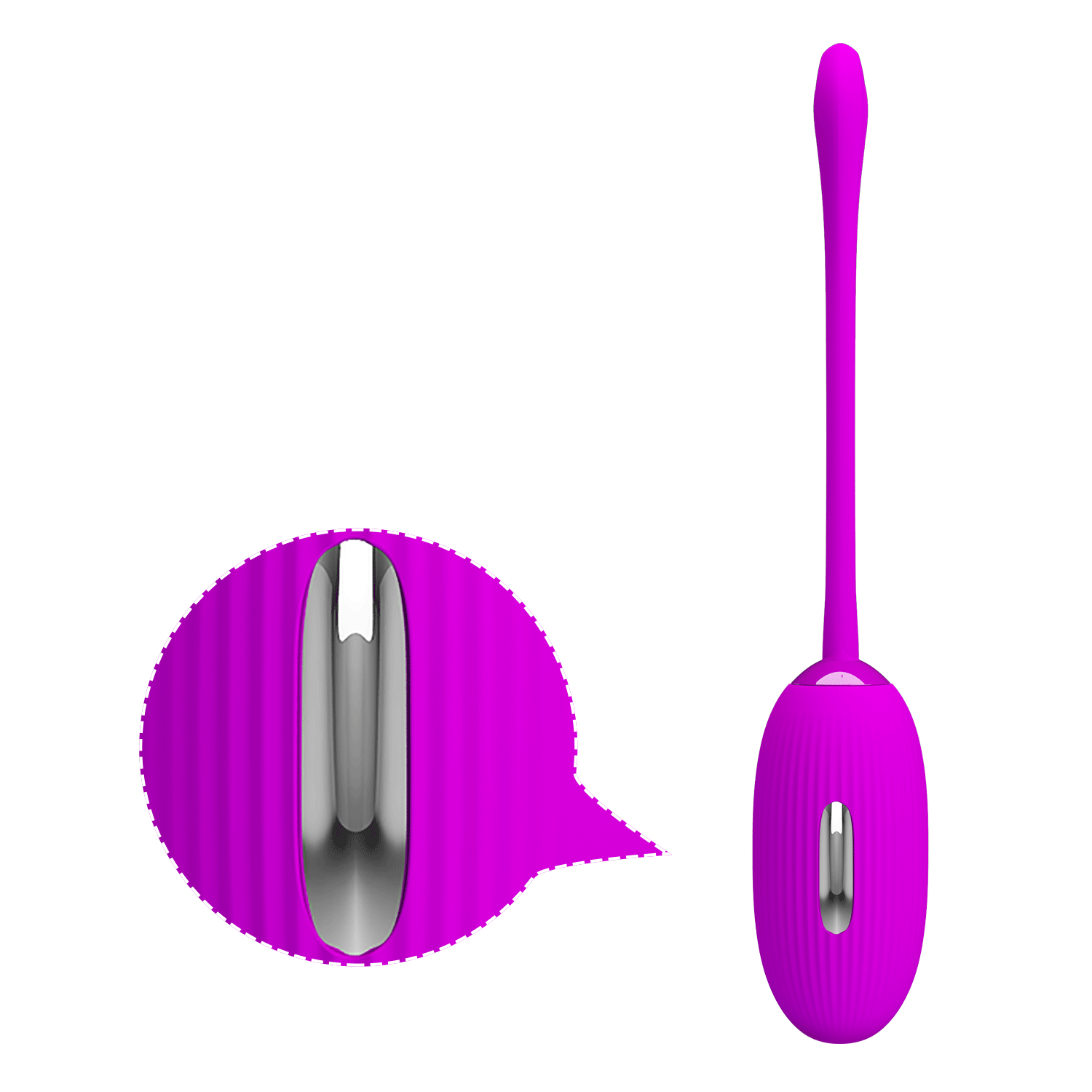 Shock Fun Rechargeable Egg with Shock & Remote (19cm) - Image 3