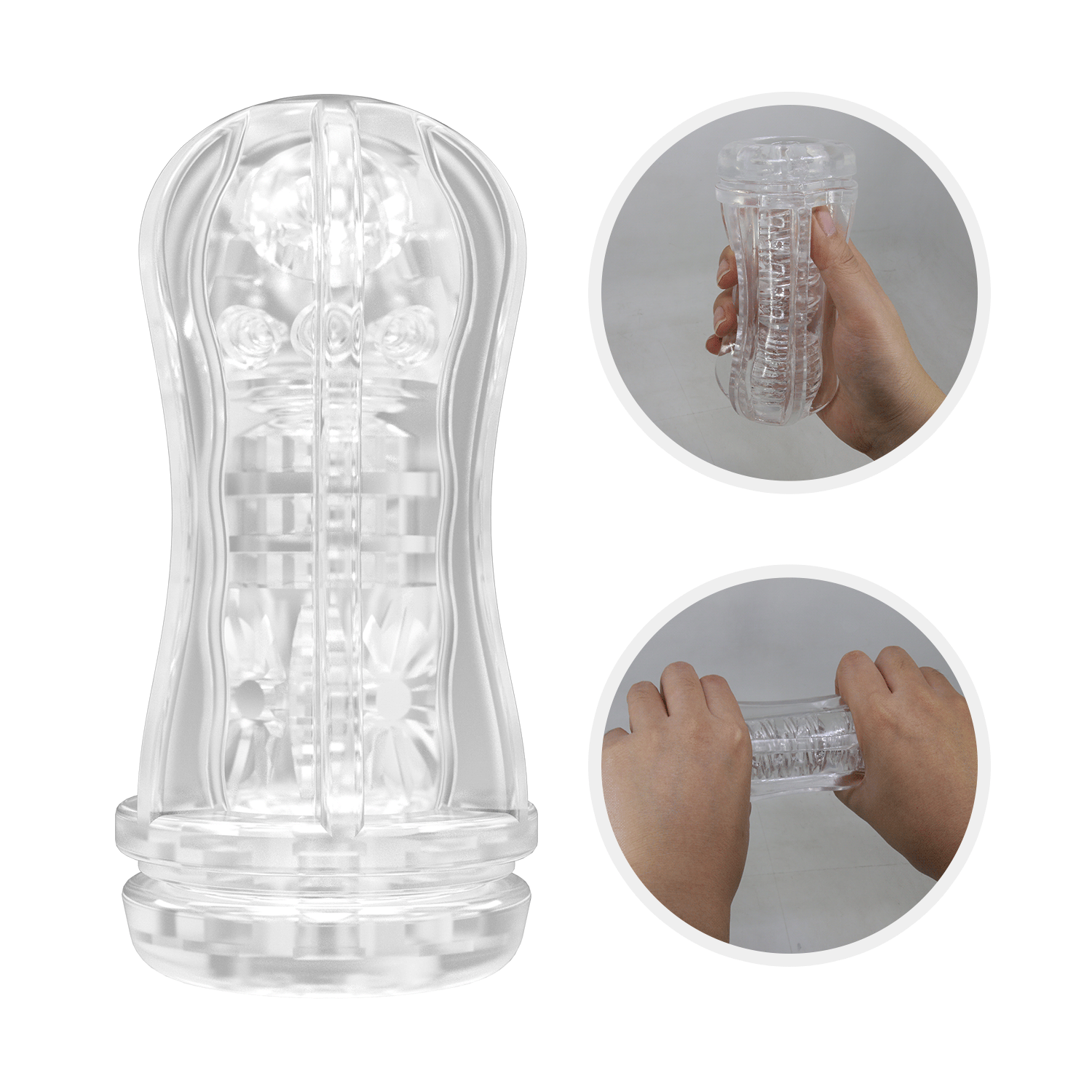 Pretty Love Ball-Rolling Masturbator Cup & Textured Interior (18cm) - Image 3
