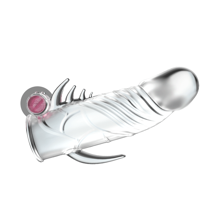 Pretty Love Magic Penis Sleeve with Bullet Vibrator (13cm) - Image 3