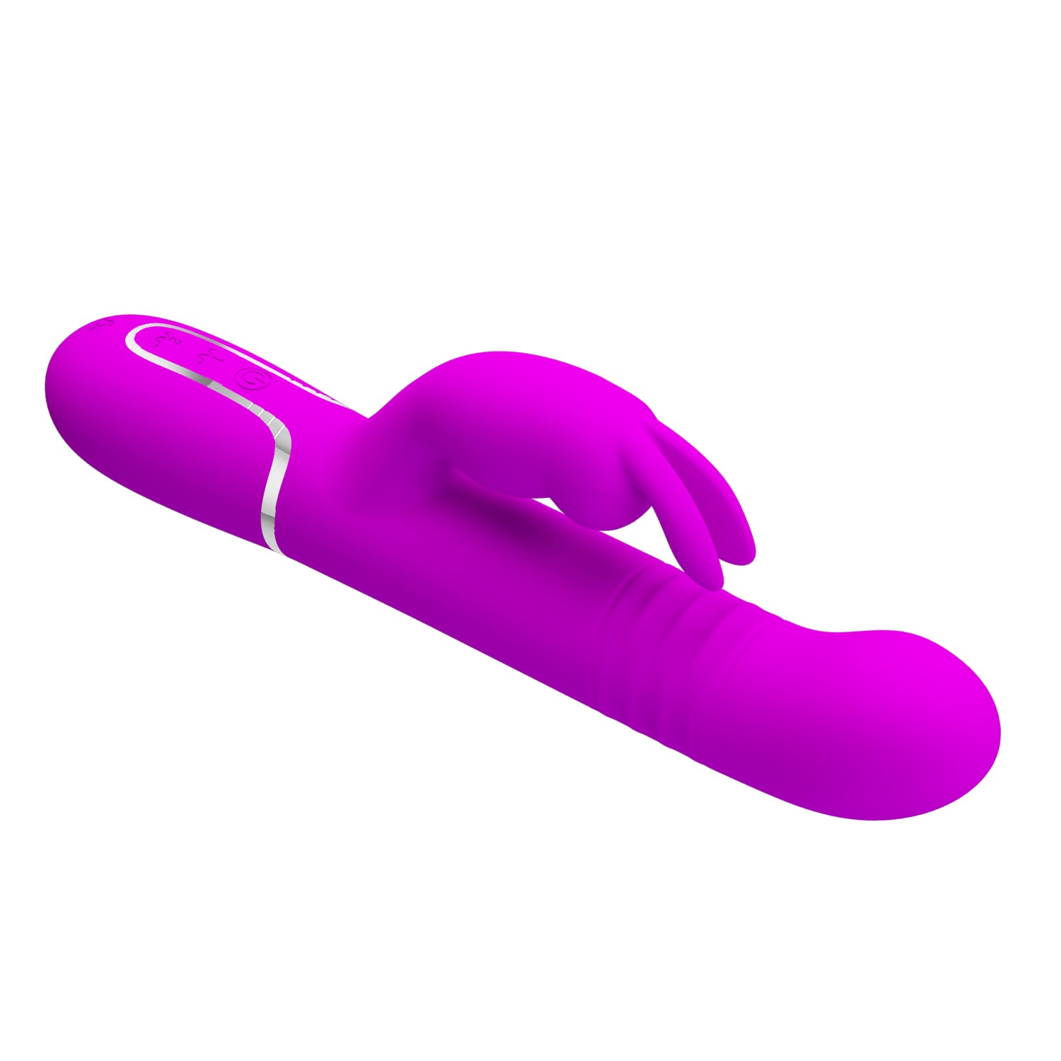 Coale Rechargeable 4-in-1 Rabbit Vibrator with Vertical Thrust (22.6cm) - Image 3