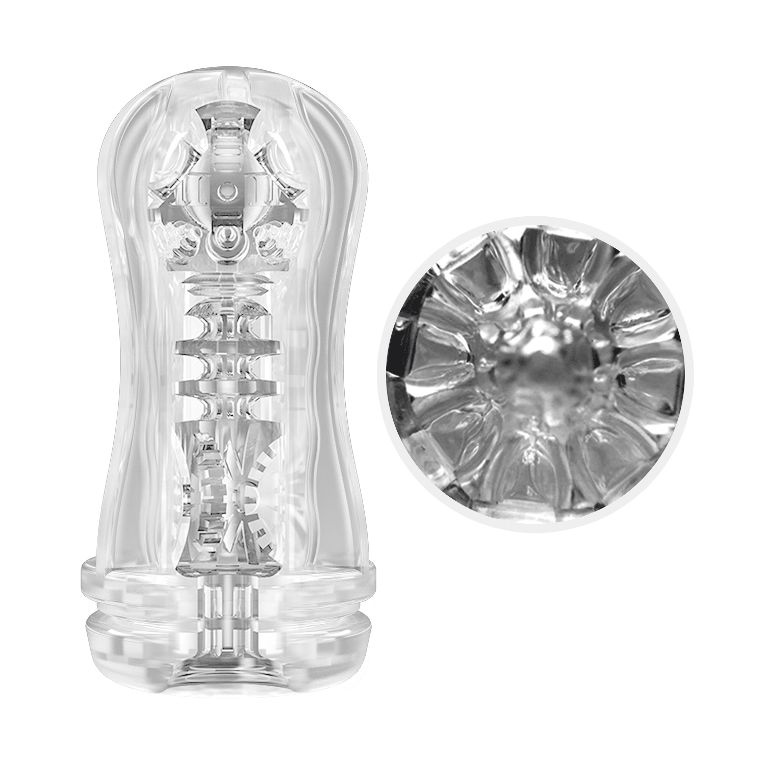 Pretty Love Ball-Rolling Masturbator Cup & Textured Interior (18cm) - Image 4