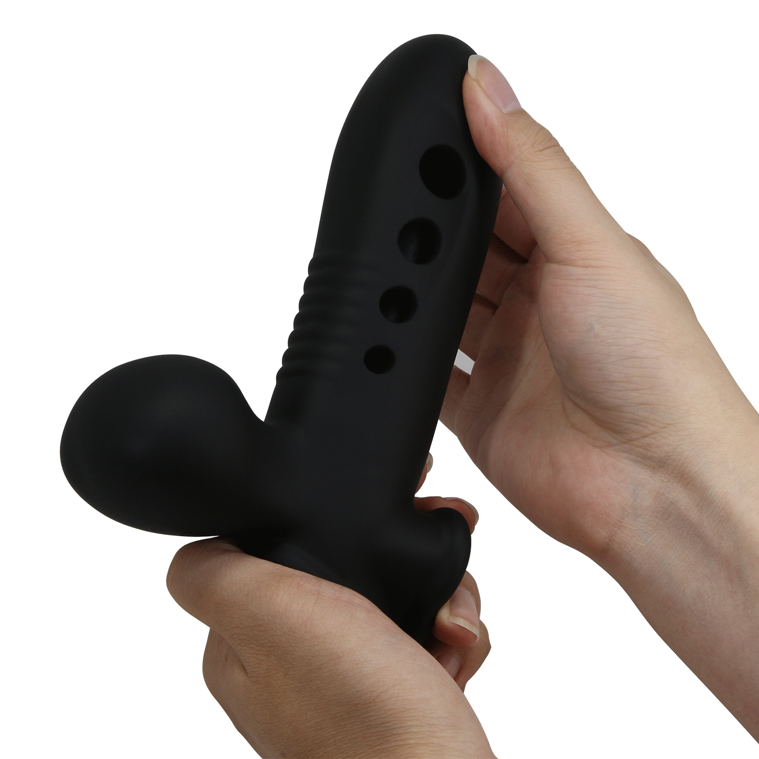 Pretty Love Patented Airbag Penis Sleeve with Strap (18.4cm) - Image 5