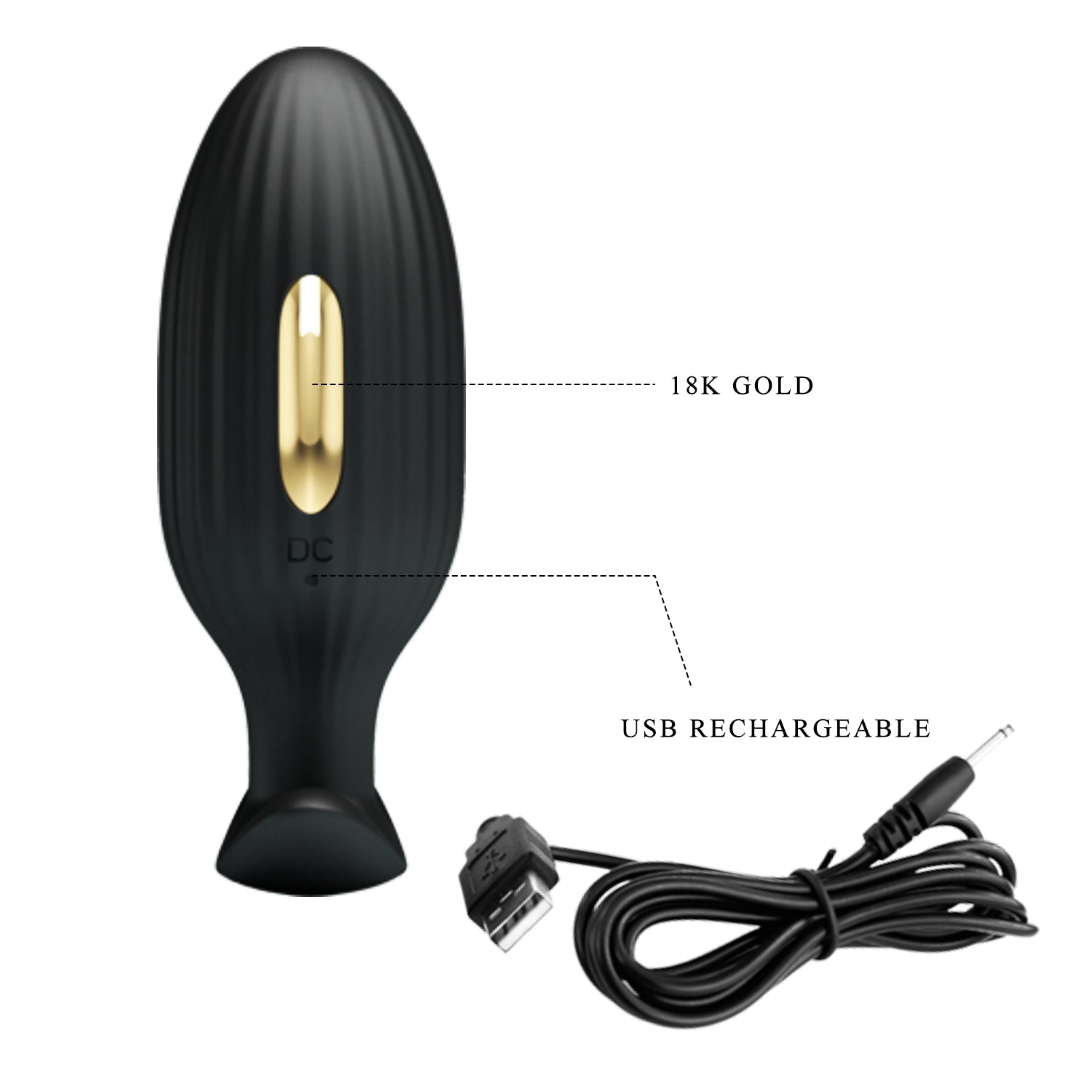 Jefferson APP Anal Plug & Shock with 12 Modes (9.2cm) - Image 5