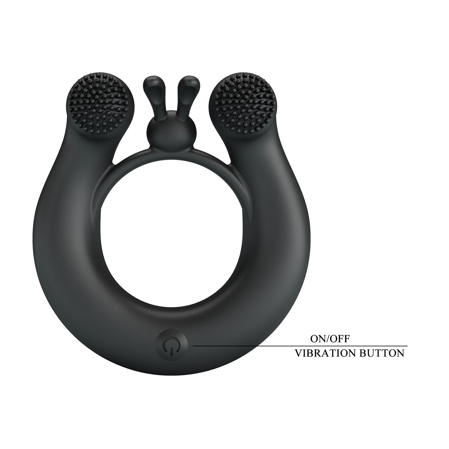 Dahlia Rechargeable Vibrating Cock Ring with 12 Modes (7.6cm) - Image 7