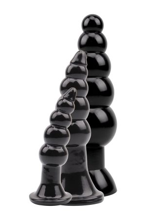 Late Night Pleasure Kit – Σετ 3 Anal Plugs με Βεντούζα