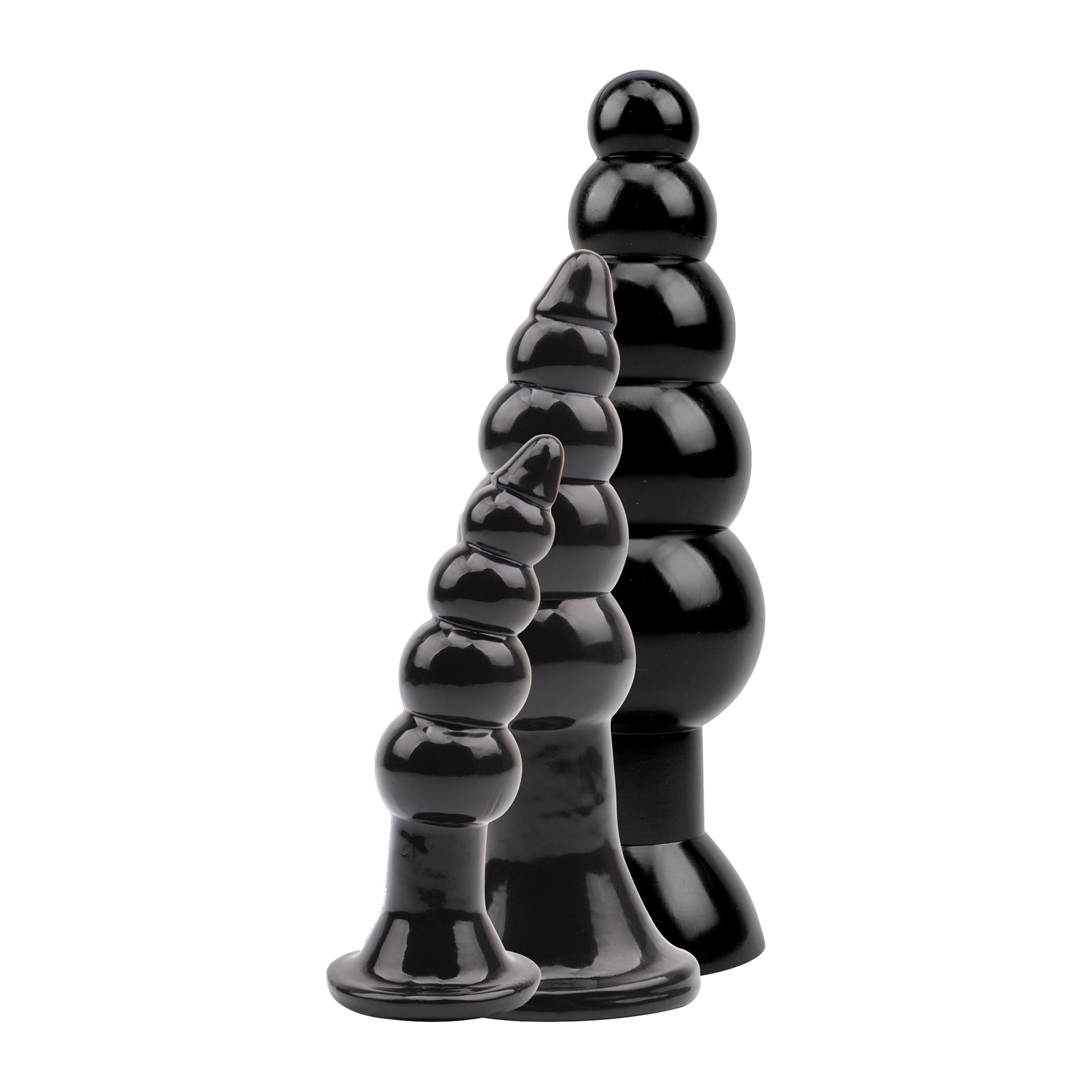 Late Night Pleasure Kit – Set of 3 Suction Cup Anal Plugs