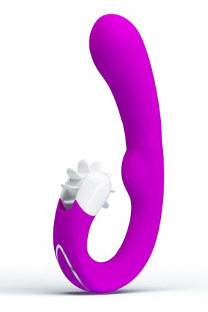 Pretty Love Lit Stim Wheel – Rechargeable G-Spot Vibrator with Clitoral Spinning Wheel