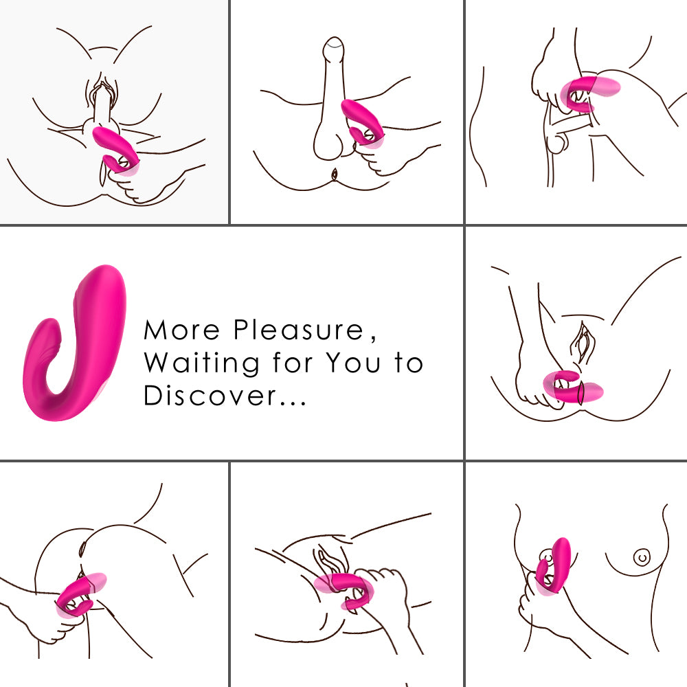 Be Amazed C-Shape Vibrator with Remote Control - Image 3