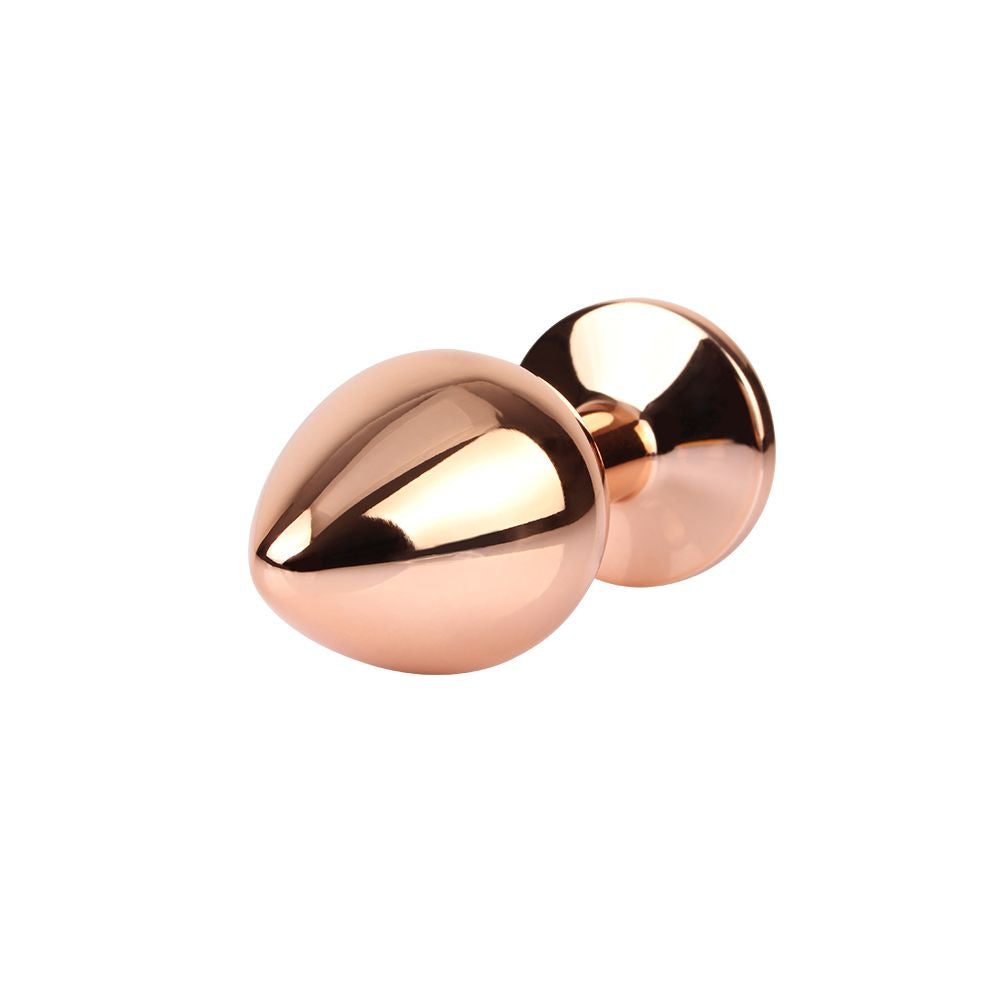 Evil Rose Gold Anal Plug (3,3cm) με Μαύρο Τριαντάφυλλο - Image 2