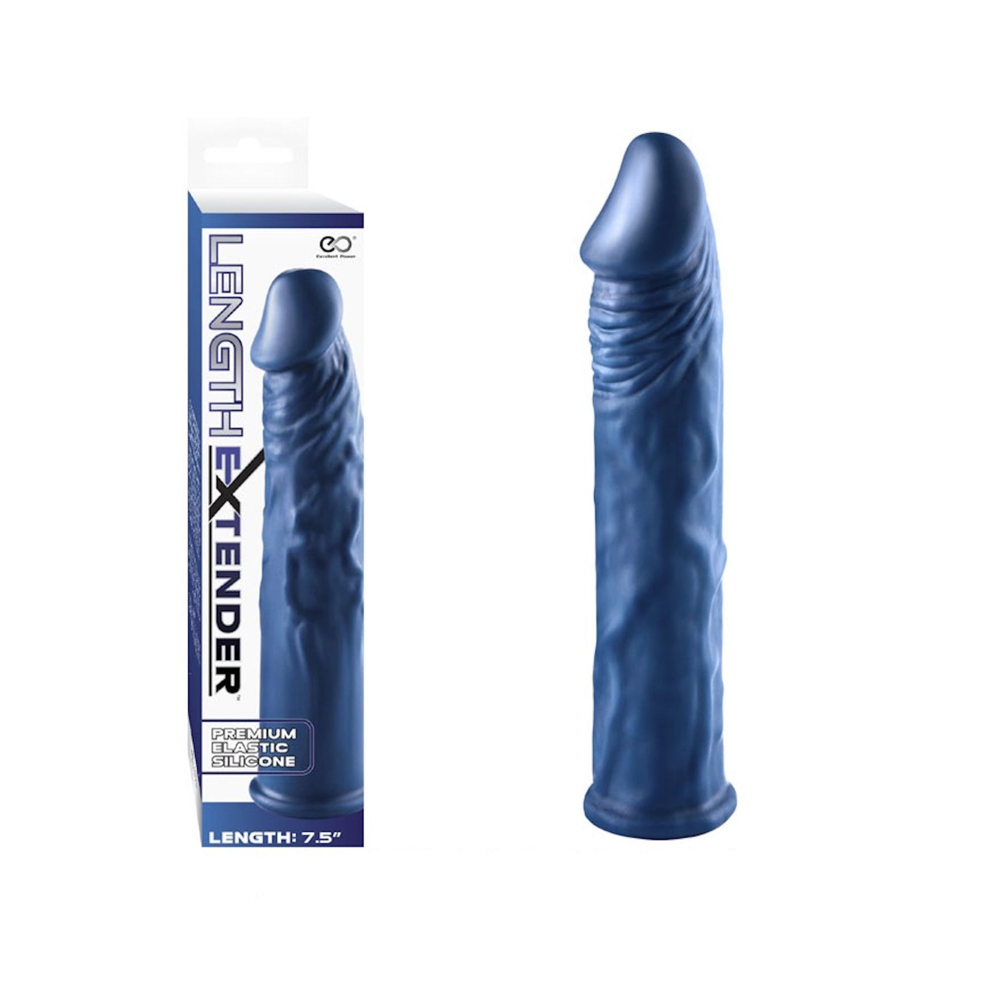 Length Extender 7.5 Blue Realistic Sleeve (19cm) - Image 2