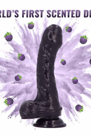 Ben Berries (18.5cm) – Blackberry Scented Realistic Dildo with Suction Cup