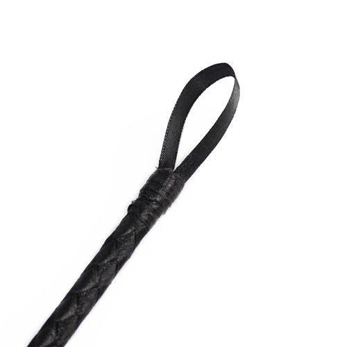Black Riding Crop – Fetish Art (66cm) - Image 3