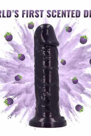 Max Berries (25cm) – Blackberry Scented Realistic Dildo with Suction Cup
