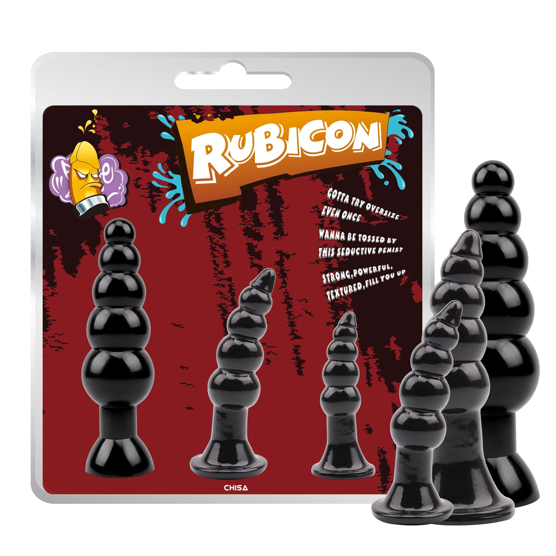 Late Night Pleasure Kit – Set of 3 Suction Cup Anal Plugs - Image 3